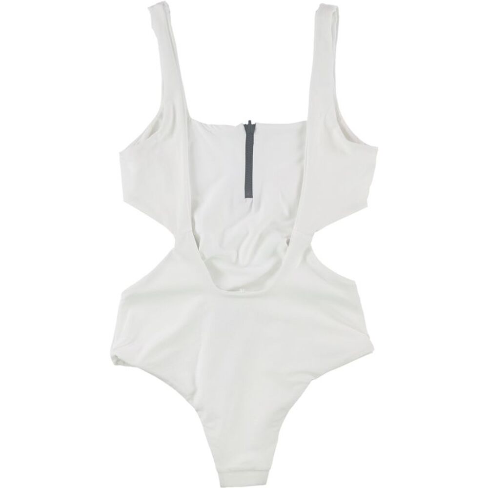 Tavik Womens Victoria One Piece Tank Swimsuit, White, S, DM - Picture 2 of 3